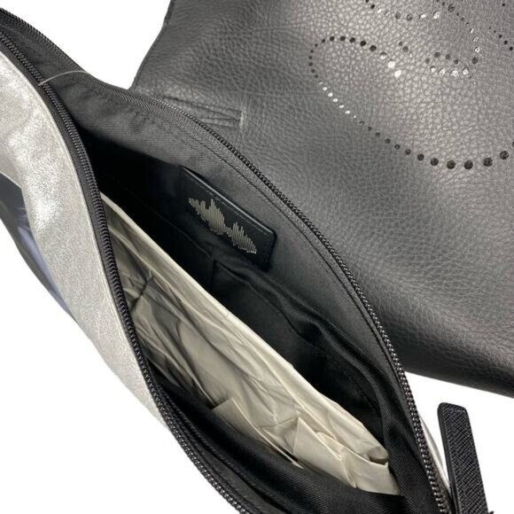 NWT CELINE DION Collection PU Leather Tote and Combo Silver Pouch + STORE DEMO - Picture 15 of 16